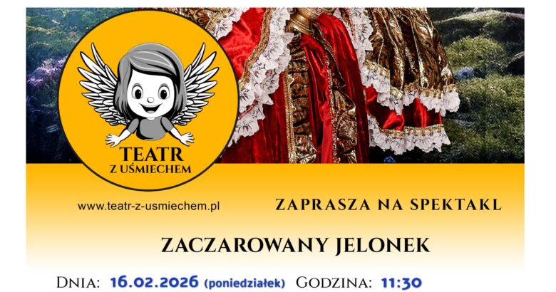 Zdjęcie dla artykułu ZACZAROWANY JELONEK – emocjonujące przedstawienie teatralne
